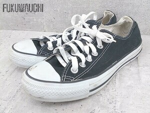 ◇ CONVERSE コンバース M9166 ALL STAR OX キャンバス オールスター スニーカー シューズ 23.5cm ブラック レディース