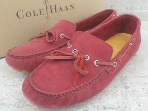 ◇ ◎ Cole Haan コール ハーン ドライビング シューズ サイズ5 B レッド系 レディース