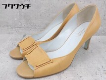 ◇ Odette e Odile UNITED ARROWS オープントゥ ヒール シューズ パンプス サイズ23.5 ブラウン系 レディース_画像2