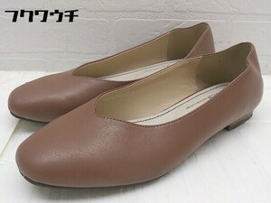 * earth music&ecology oriental traffic collaboration Flat pumps shoes size 37 brown group lady's 