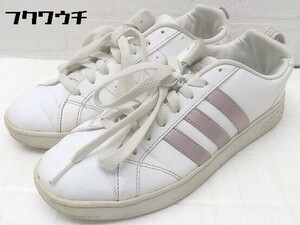 ◇ アディダス adidas VALSTRIPES2 SL W AW3865 スニーカー シューズ サイズ25ｃｍ ホワイト ピンク レディース