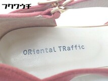 ◇ ◎ ORiental TRaffic オリエンタルトラフィック ストラップ ヒール パンプス サイズ40 レッド系 レディース_画像4