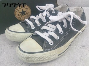 ◇ ◎ CONVERSE コンバース M9166 ALL STAR OX キャンバス オールスター スニーカー サイズ22ｃｍ ブラック レディース