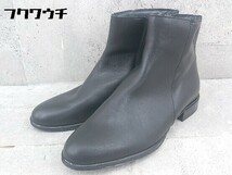 ■ ●美品● tisimo ティシモ サイドジップ ショート ブーツ サイズ38 ブラック レディース_画像2