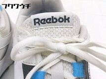 ◇ Reebok Royal Run Finish Shoes DV8776 スニーカー シューズ サイズ23.5cm ホワイト ライトブルー レディース_画像4