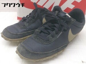 ◇ ◎ NIKE 881183-002 WAFFLE RACER ワッフルレーサー スニーカー シューズ サイズ23.5cm ブラック ブラウン レディース