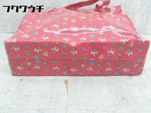 ■ Cath Kidston キャス キッドソン 総柄 トート ハンド バッグ レッド レディース_画像4