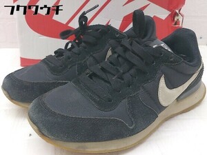 ◎ Nike 828407-021 Internationalist International Sneakers Shoes 22,5? Черные дамы