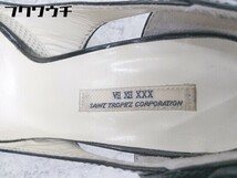 ◇ Vll Xll XXX SAINT TROPEZ CORPORATION ヒール パンプス サイズ34 1/2 ブラック レディース_画像4