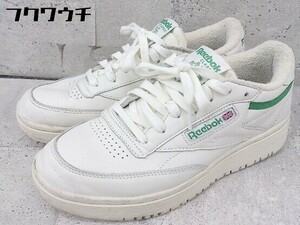 ◇ Reebok CLASSIC リーボッククラシック Club C Double EG9915 スニーカー シューズ サイズ25ｃｍ ホワイト グリーン レディース