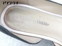 ◇ ◎ Odette e Odile UNITED ARROWS タグ付 ローヒール パンプス サイズ22 1/2 ブラック レディース_画像4