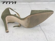 ◇ MAMIAN マミアン ポインテッドトゥ セパレート ヒール パンプス サイズ22.5cm カーキ系 レディース_画像5