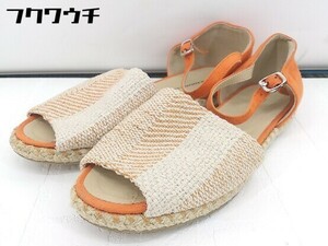 * URBAN RESEARCH DOORS Urban Research separate sandals size 38 orange ivory lady's 