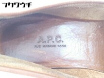 ◇ ◎ A.P.C. アー ペー セー ヒール ローファー シューズ サイズ36 ブラウン系 レディース_画像4