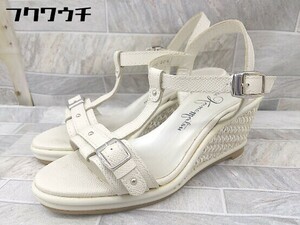 * GINZA Kanematsu Ginza Kanematsu sandals 22 1/2cm D ivory lady's 