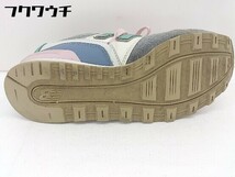 ◇ NEW BALANCE ニューバランス WR996HL スニーカー シューズ サイズ23.5cm ブルー ホワイト ピンク レディース_画像4