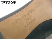 ◇ Odette e Odile UNITED ARROWS チャンキーヒール パンプス サイズ23 ブラック系 レディース_画像5