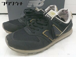 ◇ ◎ NEW BALANCE ニューバランス WL996CD スニーカー シューズ サイズ 22.5cm ブラック レディース