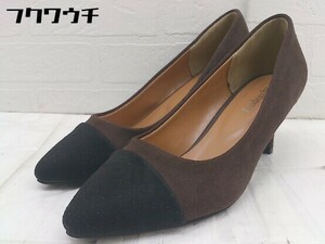 * Andemiu Anne temyuu heel pumps size M Brown lady's 