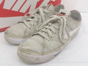 ◇ ◎ NIKE ナイキ LEGACY CNVS CZ0294-002 スニーカー シューズ サイズ24.5cm グレー系 レディース