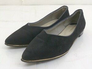 * Oriental Trafficpo Inte dotu Flat pe tongue ko shoes size 38 black lady's 