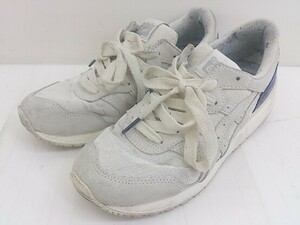 ◇ Onitsuka Tiger asics 品番記載なし スニーカー シューズ サイズ24.0cm グレー ネイビー レディース