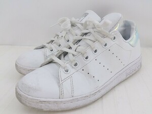 ◇ adidas FX7521 STAN SMITH J スニーカー シューズ サイズ22.5cm ホワイト レディース P