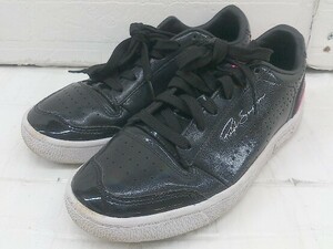 ◇ PUMA プーマ 373940 01 スニーカー シューズ サイズ23cm ブラック ピンク レディース P