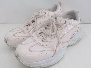 ◇ PUMA プーマ シリア パテント 371126-01 スニーカー シューズ 24.5cm ピンク レディース P