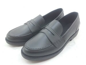 ◇ Shoes in closet 完全防水 晴雨兼用 シンプル ローファー サイズ M ブラック レディース P