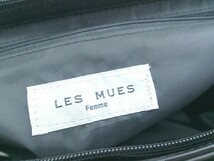 ◇ LES MUES femme トート バッグ ブラック レディース P_画像7