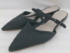 * CHARLES & KEITH Charles & Keith po Inte dotu mules shoes size 38 black lady's P