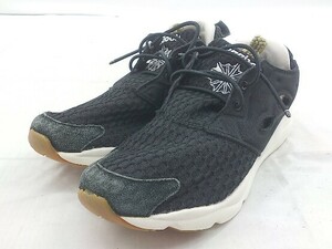 ◇ Reebok リーボック FURYLITE LOOM ルーム BD198 スニーカー シューズ サイズ23.5ｃｍ ブラック レディース P