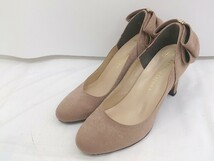 ◇ vanitybeauty バニティービューティー ヒール パンプス サイズ22cm1/2 ブラウン系 レディース P_画像1