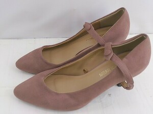 * NATURAL BEAUTY BASICpo Inte dotu heel pumps size 23.5 pink beige group lady's P