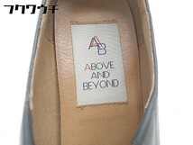 ◇ above and beyond アバヴ アンド ビヨンド バックジップ ブーティー サイズ38 グレー系 レディース_画像4