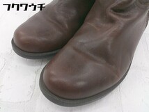 ■ CAMPER カンペール フラット ミドル ブーツ サイズ36 ブラウン レディース_画像6
