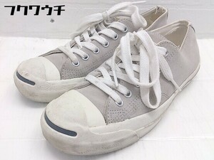 ◇ CONVERSE コンバース JACK PURCELL PCSUEDE 1CK970 スニーカー シューズ サイズ24cm グレー レディース