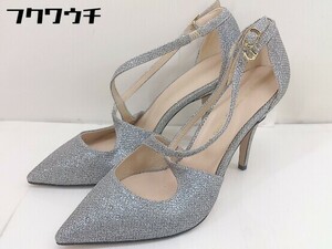 * GALLARDAGALANTEpo Inte dotu separate heel pumps shoes size 38 silver lady's 