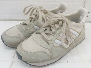 ◇ ADIDAS アディダス ZX 500 W ゼットエックス FW2816 スニーカー シューズ サイズ23ｃｍ ベージュ系 レディース P