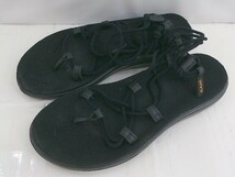 ◇ Teva テバ レースアップ サンダル サイズ W7 ブラック レディース P_画像2