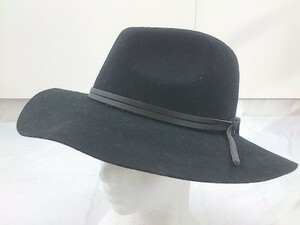◇ MOUSSY マウジー ハット 帽子 ブラック サイズF レディース P