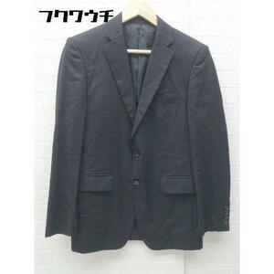 * TAKEO KIKUCHI Takeo Kikuchi полоса 2B длинный рукав tailored jacket 2 черный # 1002798837430