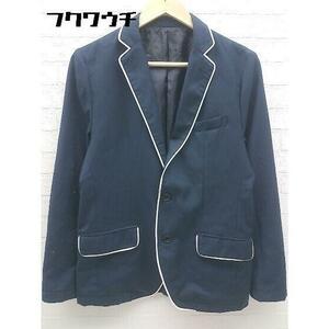 * tk mixpice одиночный 2B длинный рукав tailored jacket M темно-синий # 1002798797192