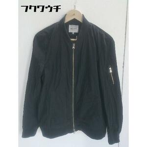 * THE SHOP TK The shop tea ke- long sleeve Zip up jacket M size black men's 