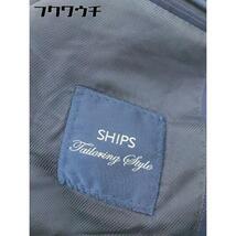 ◇ SHIPS tailoring style シップス 2B シングル 長袖 テーラード ジャケット サイズ46 ブルー系 メンズ_画像4