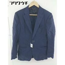 ◇ SHIPS tailoring style シップス 2B シングル 長袖 テーラード ジャケット サイズ46 ブルー系 メンズ_画像1