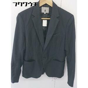 * THE SHOP TK The магазин чай ke- плечо накладка 1B длинный рукав tailored jacket размер 2 темно-серый мужской 