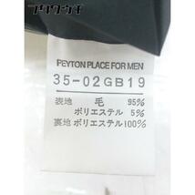 ◇ PEYTON PLACE FOR MEN ストライプ 1B 長袖 テーラードジャケット サイズS ブラック ホワイト系 メンズ_画像5