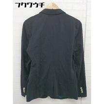 ◇ BOYCOTT ボイコット 2B 背抜き シングル 長袖 テーラードジャケット サイズ 2 ネイビー メンズ_画像3